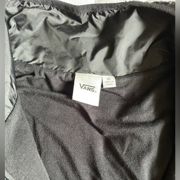 Vans womens Black Mock Neck Sherpa Zip-Up Jacket XS NWOT - Picture 9 of 15